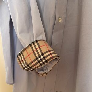 Burberry Vintage contrast- reverse Shirt